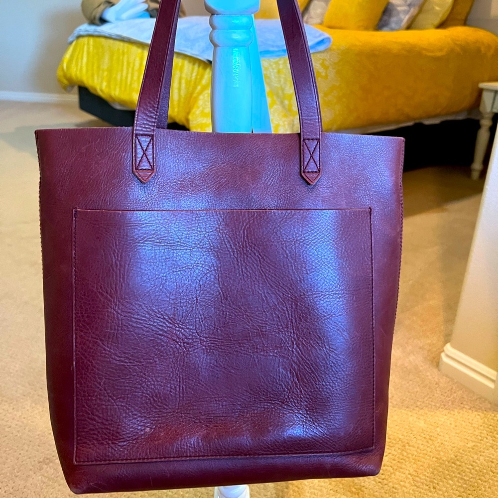 Madewell burgundy leather bag